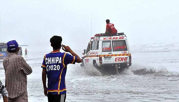 کراچی: بوٹ بیسن کے قریب سمندر میں7 افراد ڈوب گئے