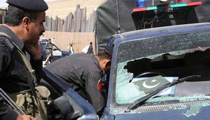 پولیس وین پردستی بم حملہ:جوابی کارروائی میں 2 دہشتگرد ہلاک