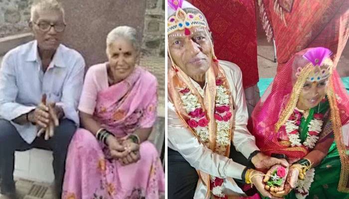محبت کرنے کی کوئی عمر نہیں ہوتی، 75 سالہ شخص کی 70 سالہ عورت سے شادی