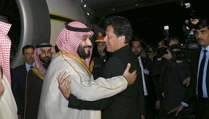 سعودی عرب کے قومی دن پر محمد بن سلمان اورعمران خان کی وائرل ویڈیو کی حقیقت کیا؟