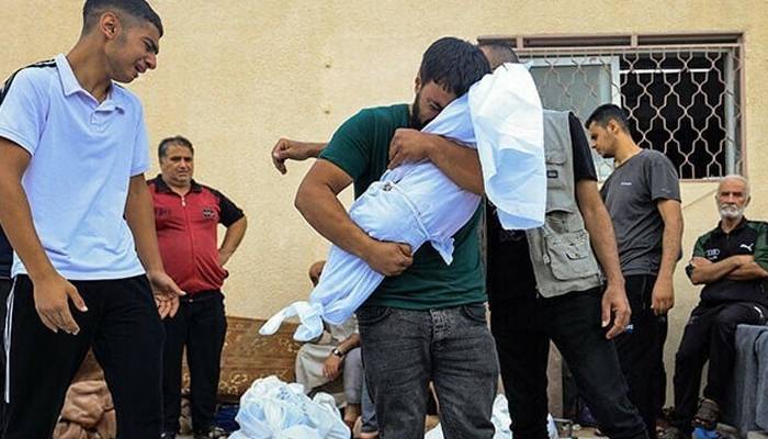 اسرائیل کا فلسطینیوں کو غزہ چھوڑنے کا الٹی میٹم، تازہ بمباری میں 55 شہید