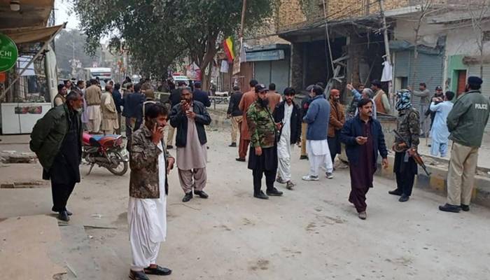 الیکشن کمیشن کراچی کے صوبائی دفتر کے قریب دھماکہ