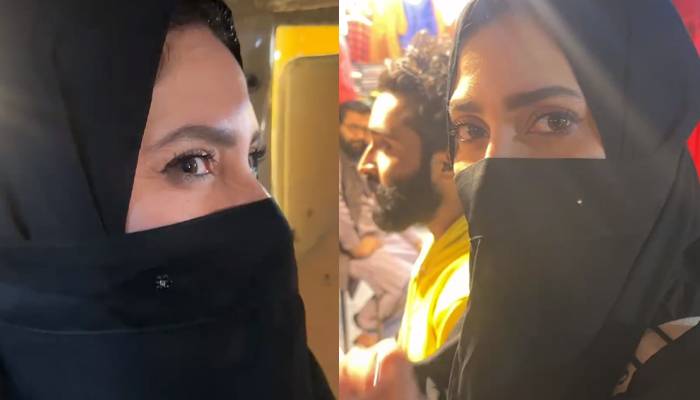 ماہرہ خان کی برقع پہن کر رکشے میں گھومنے کی ویڈیو وائرل