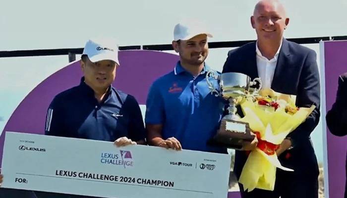 پاکستانی گالفر نے لیکسس چیلنج گالف چیمپئن شپ جیت لی