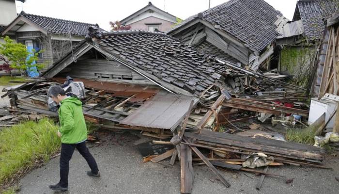 جاپان میں  7.5شدت کا زلزلہ،متعددعمارتیں تباہ