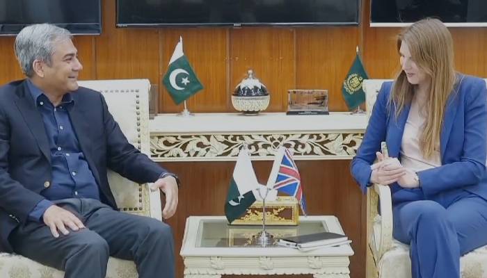 وزیرداخلہ محسن نقوی سےبرطانوی ہائی کمشنرکی ملاقات