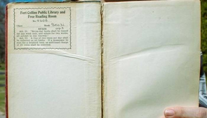 105سال بعد لائبریری کو کتاب واپس مل گئی