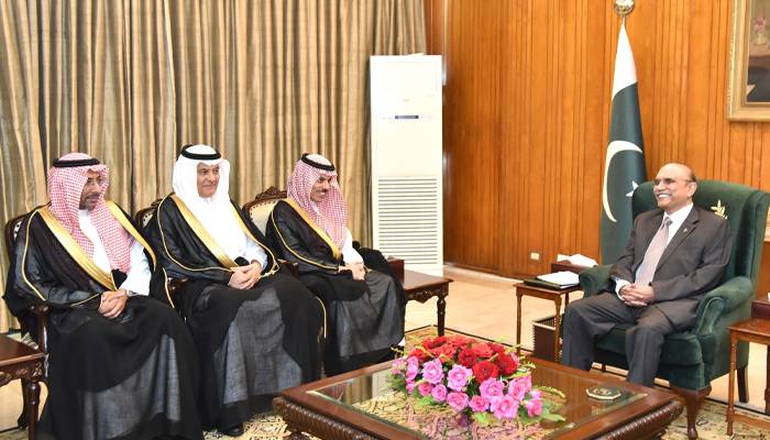 صدرمملکت سے سعودی وفد کی ملاقات،اقتصادی تعاون پرتبادلہ خیال
