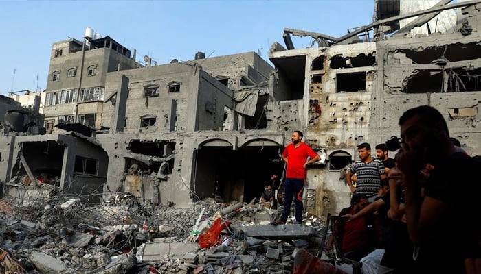 غزہ،رفع میں اسرائیلی بمباری،ماں 2بچوں سمیت شہید